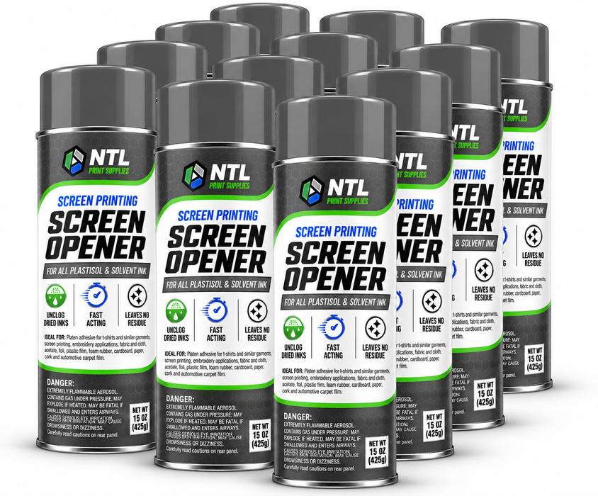 NTL SCREEN OPENER – Screen Printing Aerosol Spray Ink Cleaner
