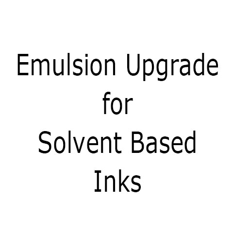 Emulsion Coating Upgrade for Solvent Based Ink