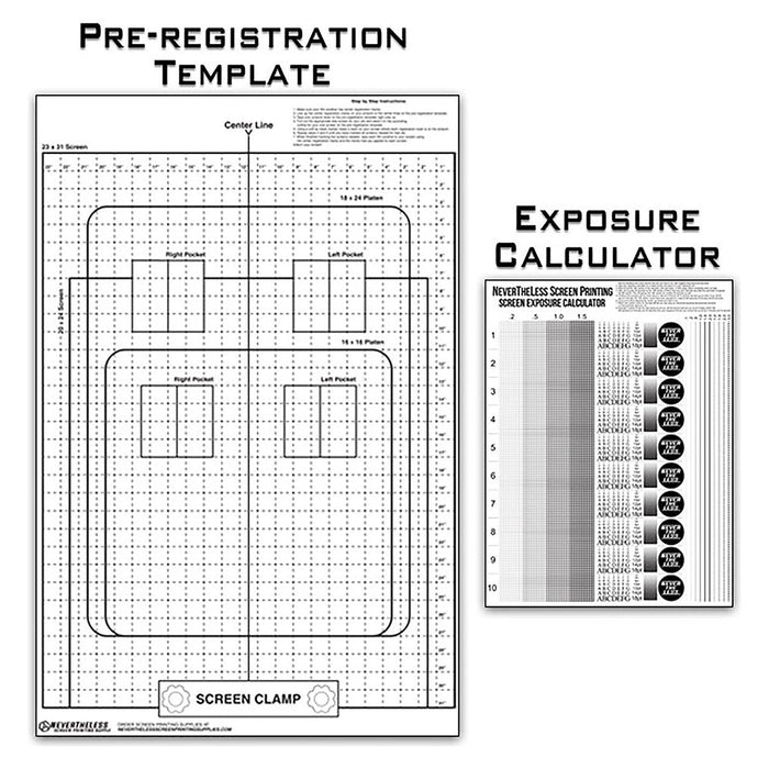 Pre-Registration Template Transparency Poster & Exposure Calculator