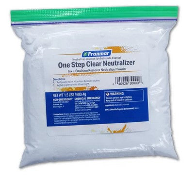 Franmar Neutralizer for Ink + Emulsion Remover 1.5lb