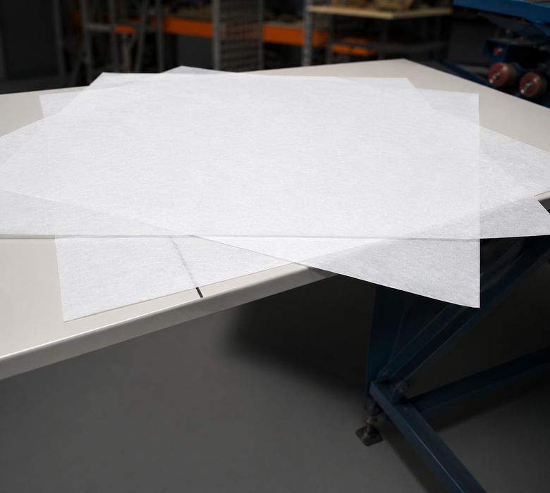 White Test Print Pellon Square 15x15"