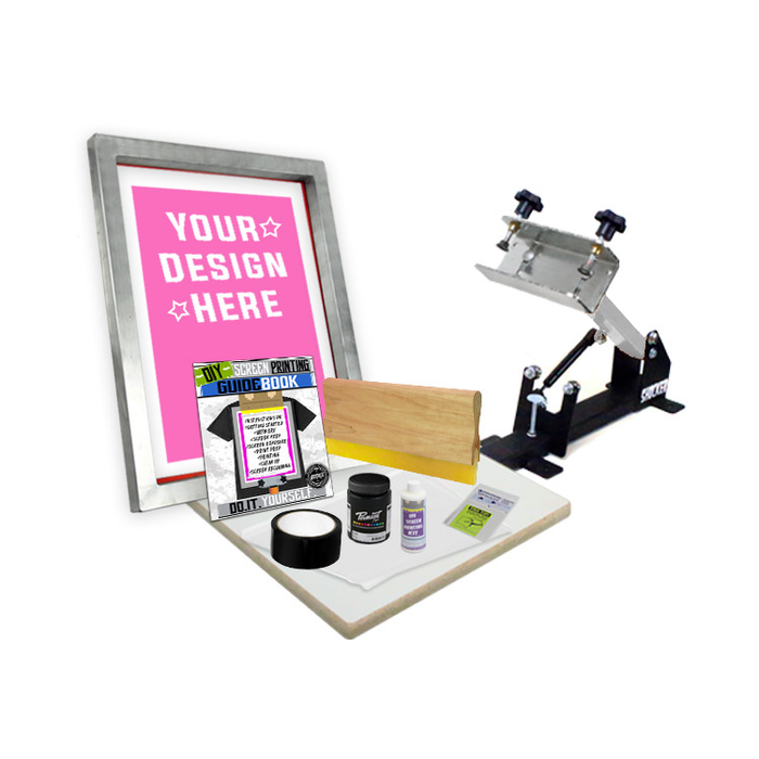 DIY Shocker© 101 Screen Printing Kit with Pre-burned Screen