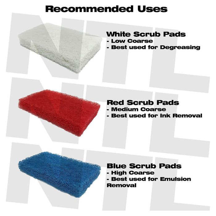 NTL Scrub - Pad Only - Blue - 40 PACK