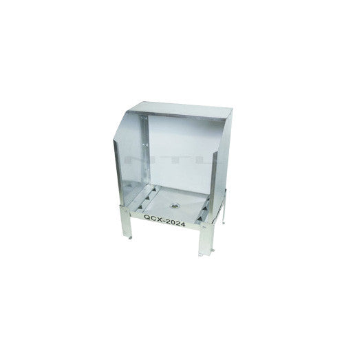 Tabletop Clean Booth QCX-2024 Table Top Screen Printing Washout Booth w/ Acrylic Back ...