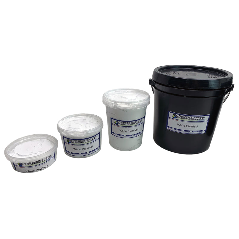 White Screen Printing Plastisol Ink | NeverTheLess Screen Printing