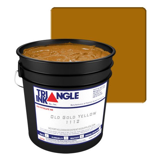 TRIFLEX1112 - Old Gold Yellow Triangle Ink