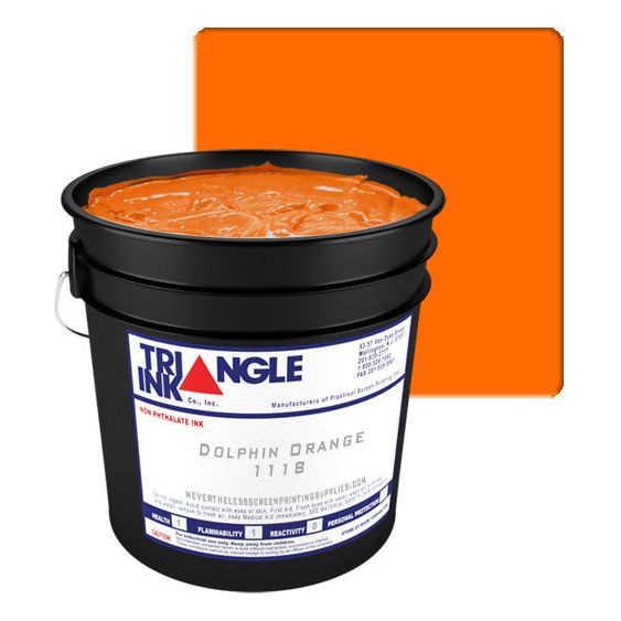 TRIFLEX1118 - Dolphin Orange Triangle Ink