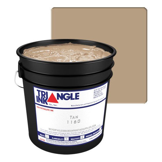 Tan Screen Printing Plastisol Ink | NeverTheLess Screen Printing Supply ...