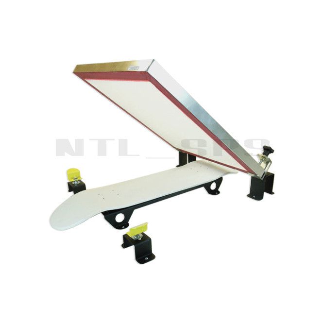 Silk Skates© DIY Skateboard Screen Printing Press - deck and screen not included