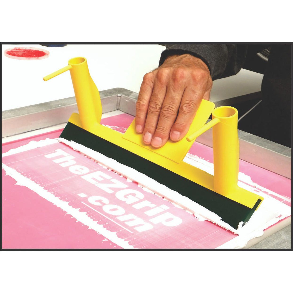 TheEZGrip Screen Printing Squeegee handle with blade! — Nevertheless