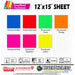 Siser Fluorescent HTV Heat Transfer Vinyl - 12x15" Sheet