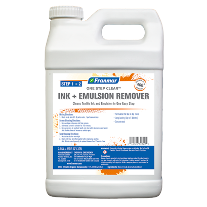 Franmar Ink + Emulsion Remover - One Step Clear