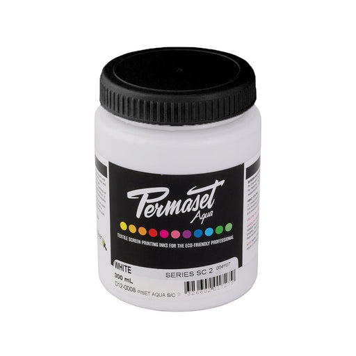 Permaset Aqua Standard Ink - White - 300ml