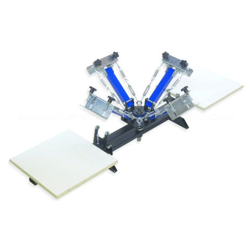 4 color 2 station tabletop screen printing press - Springer Deluxe