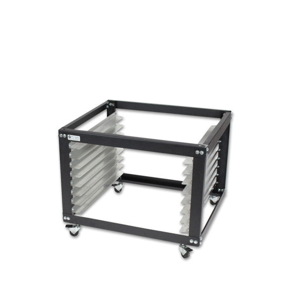 Screen Print Screen Racking Screen Printing Screen Rack / Screen Printing Press Cart - Holds 8 ...