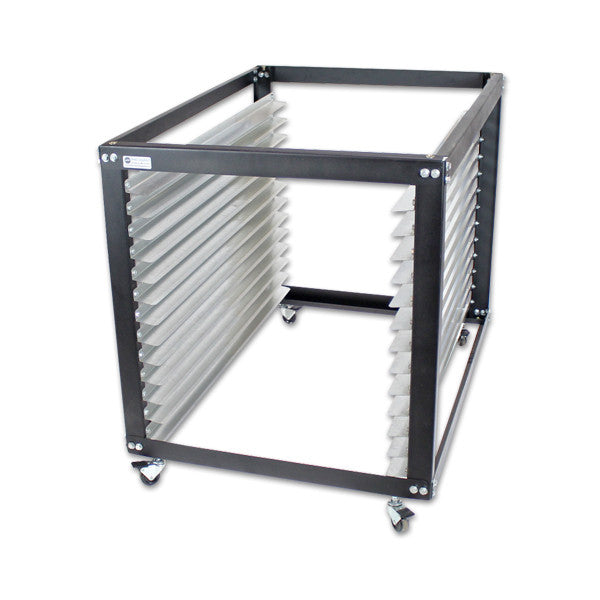 Screen Printing Screen Rack / Screen Printing Press Cart - Holds up to ...