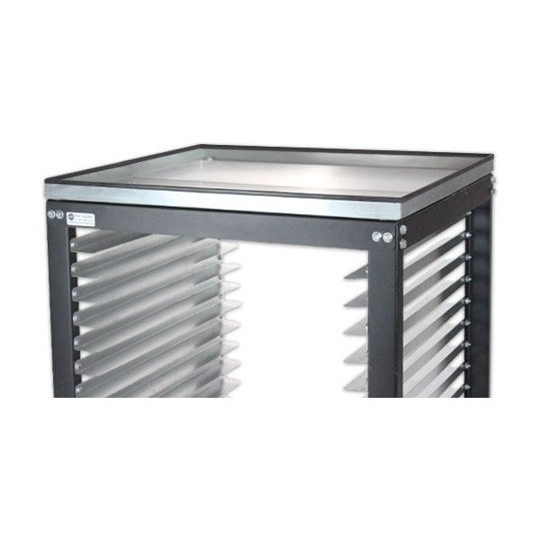 Screen Rack / Shop Cart - Metal Tray Top Option