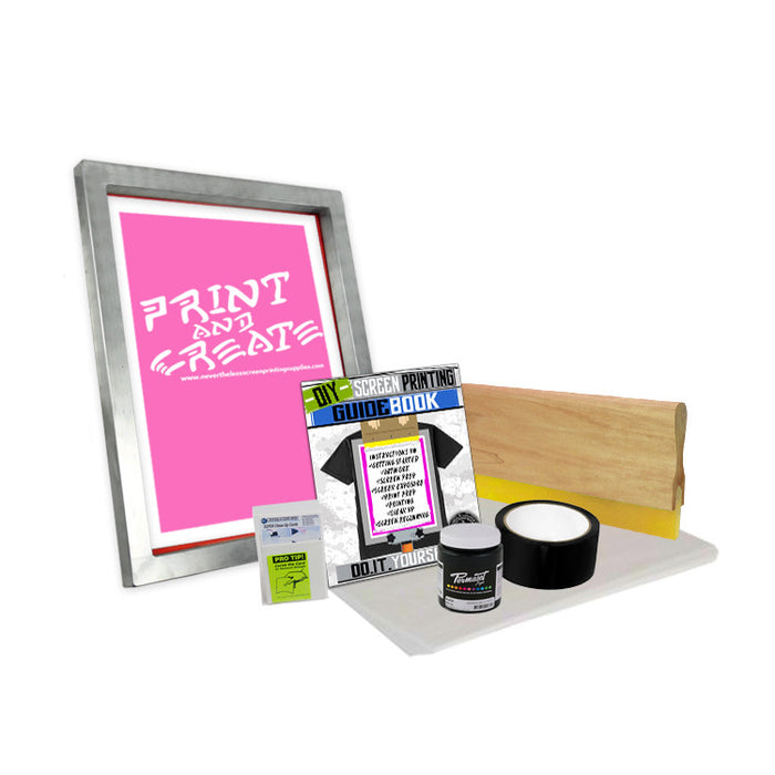 DIY Bare Bones Kit with “Print N’ Create” Pre-burned Screen