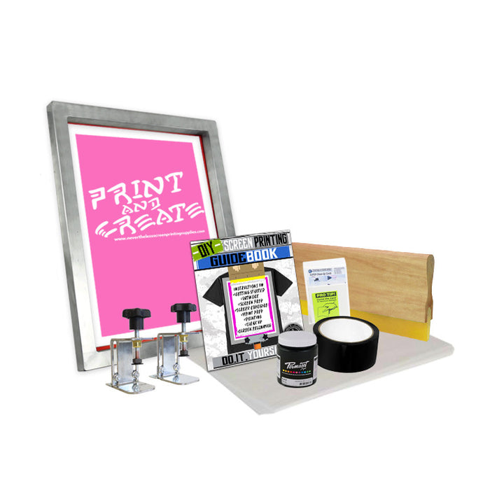 DIY Screen Clamp Kit with “Print N’ Create” Pre-burned Screen