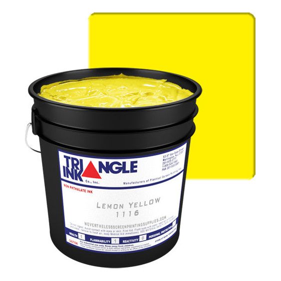 TRIFLEX1116 - Lemon Yellow Triangle Ink