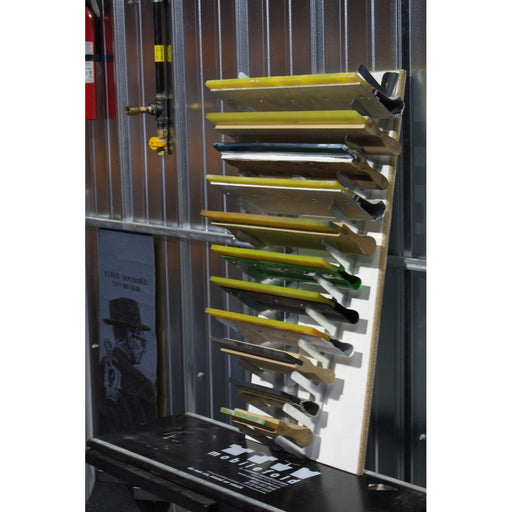 Squeegee For Under Racking System squeegee storage racks — Nevertheless Screen Printing Supplies
